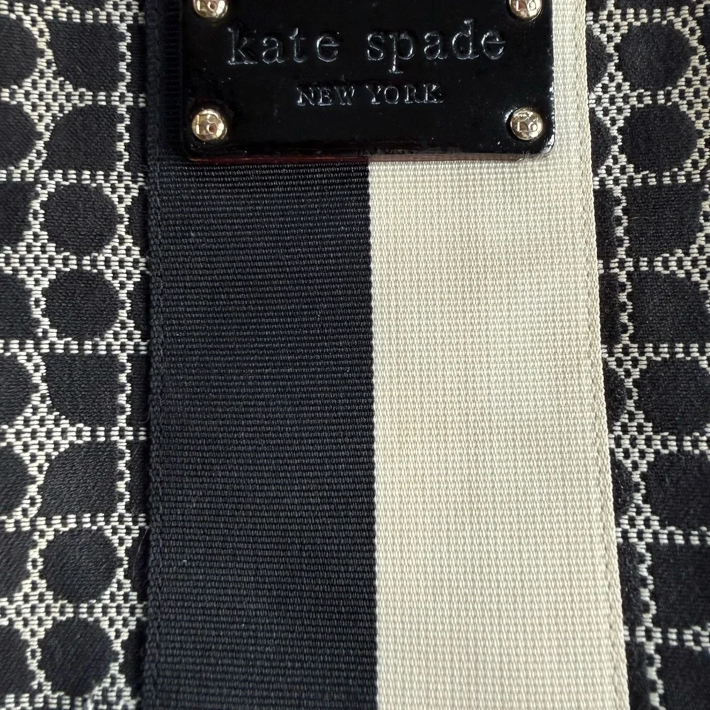 Kate Spade Patterned Hobo / Shoulder Bag with Stripes